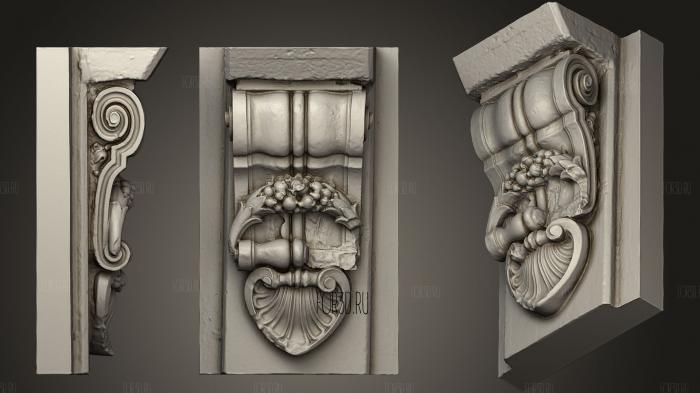 Sulphur Springs Water Tower Architectural Detail 3d stl for CNC